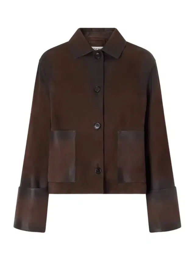 Distressed Suede Jacket