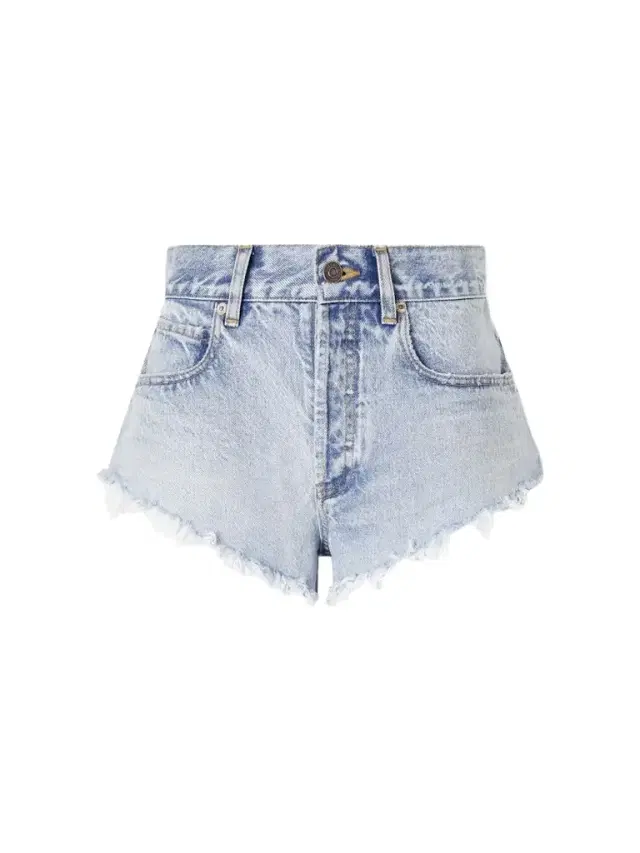 Frayed Denim Shorts