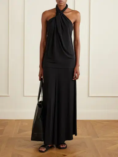 TOTEME Draped Jersey Maxi Skirt | Thumbnail 2 TOTEME Draped Jersey Maxi Skirt | Thumbnail 2