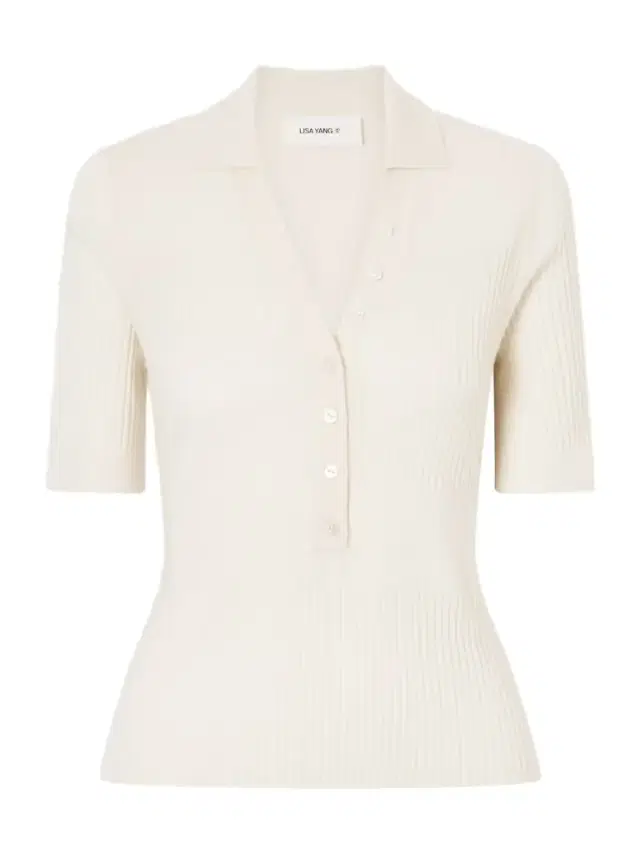 Malie Ribbed-knit Cashmere Polo Sweater