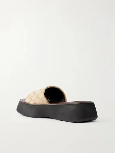 Gucci Gg Supreme-jacquard Canvas Platform Slides | Thumbnail 3 Gucci Gg Supreme-jacquard Canvas Platform Slides | Thumbnail 3