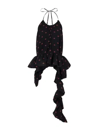 LIBEROWE Tamara Printed Silk-chiffon Peplum Blouse | Thumbnail 1 LIBEROWE Tamara Printed Silk-chiffon Peplum Blouse | Thumbnail 1