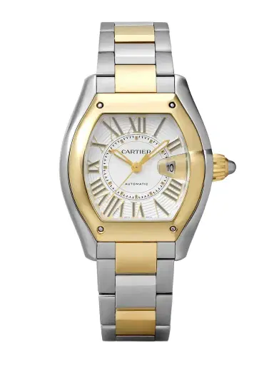 Cartier Roadster Medium 42.5mm 18-karat Gold, Steel And Alligator Watch, Ref. No. Crw2rd0009 | Thumbnail 1 Cartier Roadster Medium 42.5mm 18-karat Gold, Steel And Alligator Watch, Ref. No. Crw2rd0009 | Thumbnail 1