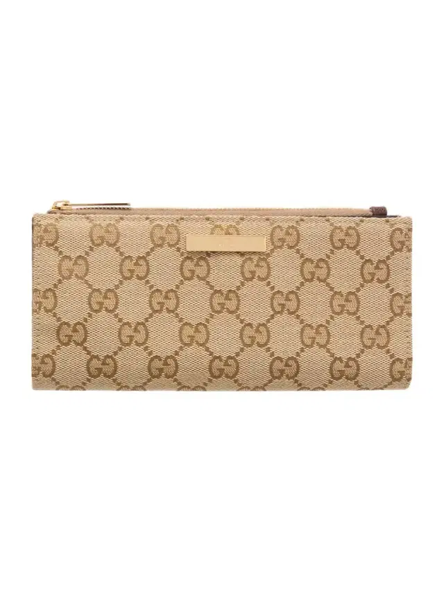 Leather-trimmed Gg Supreme-jacquard Coated-canvas Wallet