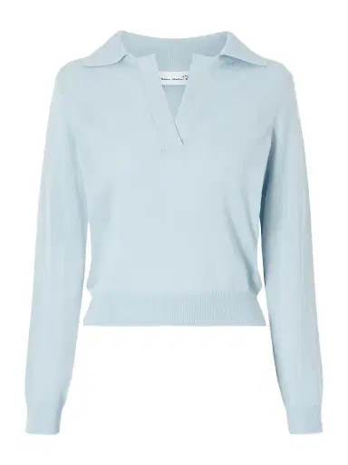 Oscar de la Renta Wool Polo Sweater | Thumbnail 1