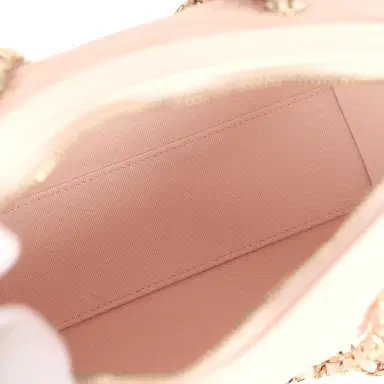 Chanel Chanel Mini Timeless Classic Barrel Bag with Chain Light Pink Shiny Caviar Light Gold Hardware | Thumbnail 8 Chanel Chanel Mini Timeless Classic Barrel Bag with Chain Light Pink Shiny Caviar Light Gold Hardware | Thumbnail 8