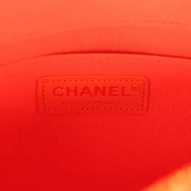 Chanel Chanel Small Coco Beach Small Flap Bag Orange Braided Raffia Gold Hardware | Thumbnail 9 Chanel Chanel Small Coco Beach Small Flap Bag Orange Braided Raffia Gold Hardware | Thumbnail 9