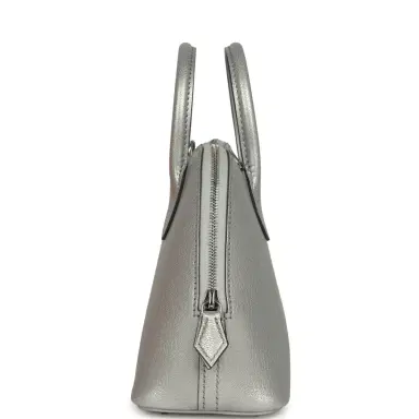 HERMÈS Hermes 1923 Bolide Mini Argent Chevre Mysore Palladium Hardware | Thumbnail 3 HERMÈS Hermes 1923 Bolide Mini Argent Chevre Mysore Palladium Hardware | Thumbnail 3