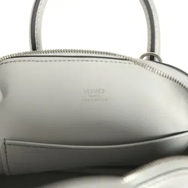 HERMÈS Hermes 1923 Bolide Mini Argent Chevre Mysore Palladium Hardware | Thumbnail 9 HERMÈS Hermes 1923 Bolide Mini Argent Chevre Mysore Palladium Hardware | Thumbnail 9