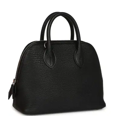 HERMÈS Hermes 1923 Bolide Mini Black Chevre Mysore Palladium Hardware | Thumbnail 2 HERMÈS Hermes 1923 Bolide Mini Black Chevre Mysore Palladium Hardware | Thumbnail 2