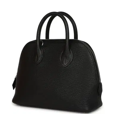 HERMÈS Hermes 1923 Bolide Mini Black Chevre Mysore Palladium Hardware | Thumbnail 5 HERMÈS Hermes 1923 Bolide Mini Black Chevre Mysore Palladium Hardware | Thumbnail 5