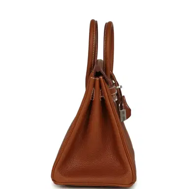 HERMÈS Hermes Birkin 25 Fauve Barenia Faubourg Palladium Hardware | Thumbnail 3 HERMÈS Hermes Birkin 25 Fauve Barenia Faubourg Palladium Hardware | Thumbnail 3