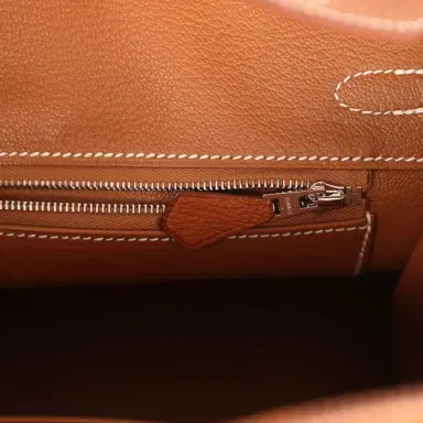 HERMÈS Hermes Birkin 25 Fauve Barenia Faubourg Palladium Hardware | Thumbnail 9 HERMÈS Hermes Birkin 25 Fauve Barenia Faubourg Palladium Hardware | Thumbnail 9