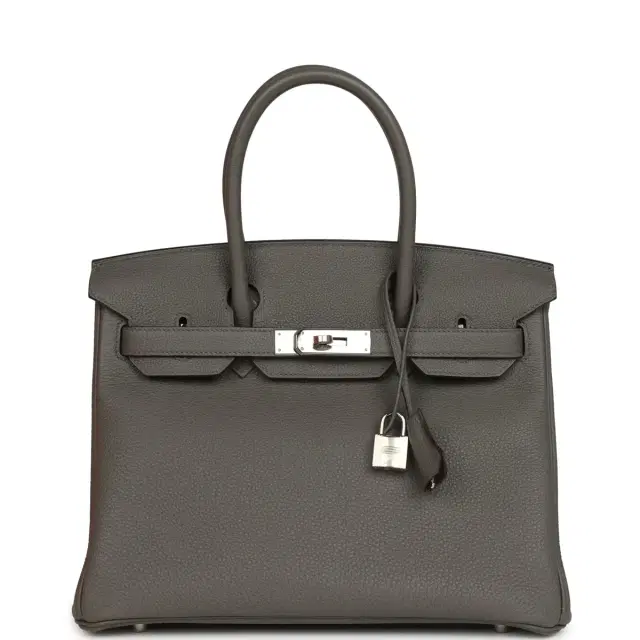 hermes Hermes Birkin 30 Etain Togo Palladium Hardware