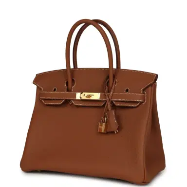 HERMÈS Hermes Birkin 30 Gold Togo Gold Hardware | Thumbnail 5 HERMÈS Hermes Birkin 30 Gold Togo Gold Hardware | Thumbnail 5