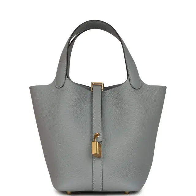 hermes Hermes Picotin Lock 18 Gris Pantin Clemence Gold Hardware