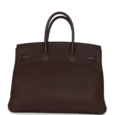 HERMÈS Pre-owned Hermes Birkin 35 Rouge Sellier Togo Gold Hardware | Thumbnail 4 HERMÈS Pre-owned Hermes Birkin 35 Rouge Sellier Togo Gold Hardware | Thumbnail 4