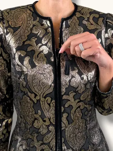 Jen Wonders Studio Brocade Blazer | Thumbnail 2 Jen Wonders Studio Brocade Blazer | Thumbnail 2