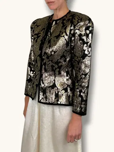 Jen Wonders Studio Brocade Blazer | Thumbnail 3 Jen Wonders Studio Brocade Blazer | Thumbnail 3