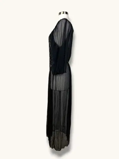 Jen Wonders Studio Sheer Black Dress | Thumbnail 6