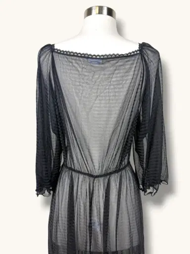 Jen Wonders Studio Sheer Black Dress | Thumbnail 8