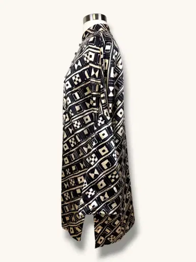 Jen Wonders Studio Silk Geometric Jacket | Thumbnail 12 Jen Wonders Studio Silk Geometric Jacket | Thumbnail 12