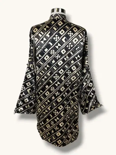 Jen Wonders Studio Silk Geometric Jacket | Thumbnail 13 Jen Wonders Studio Silk Geometric Jacket | Thumbnail 13