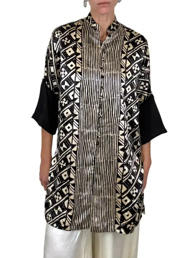 Silk Geometric Jacket