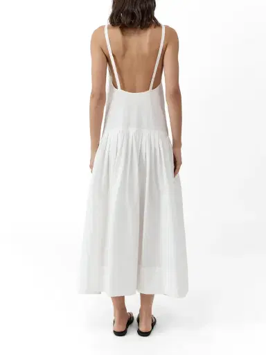 St. Agni Relaxed Pleat Maxi Dress | Thumbnail 4