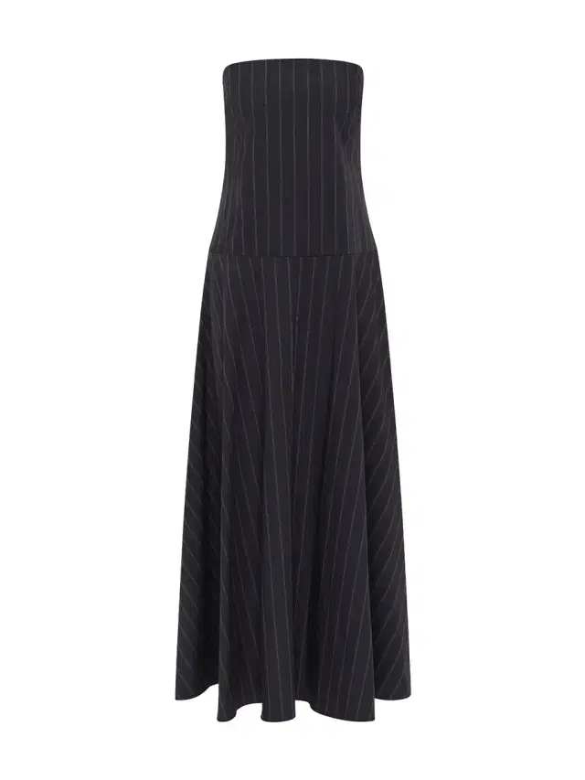 St. Agni Strapless Rouleau Maxi Dress