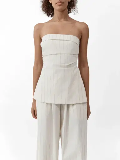St. Agni Strapless Tie Back Top | Thumbnail 4 St. Agni Strapless Tie Back Top | Thumbnail 4