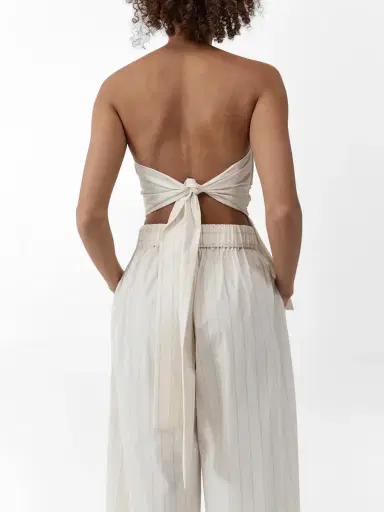 St. Agni Strapless Tie Back Top | Thumbnail 5 St. Agni Strapless Tie Back Top | Thumbnail 5