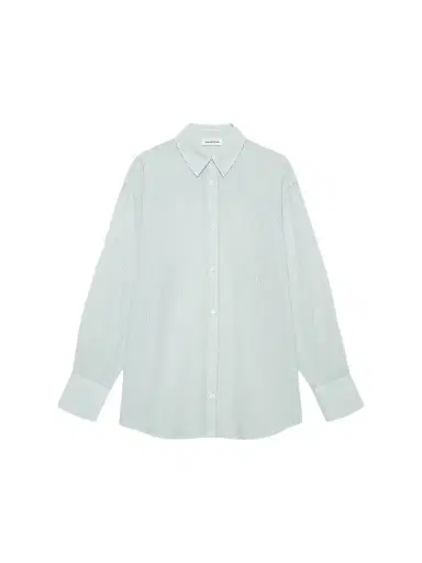 Anine Bing Women's Plaza Striped Cotton Shirt - Size XS | Thumbnail 1