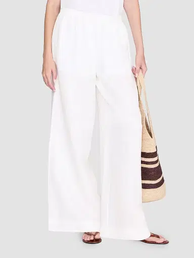 Anine Bing Women's Roslyn Linen-Blend Wide-Leg Pants | Thumbnail 4 Anine Bing Women's Roslyn Linen-Blend Wide-Leg Pants | Thumbnail 4