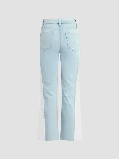 Hudson Jeans Women's Rosie Spliced Wide-Leg Ankle Jeans - Ice Out - Size 32 | Thumbnail 3 Hudson Jeans Women's Rosie Spliced Wide-Leg Ankle Jeans - Ice Out - Size 32 | Thumbnail 3