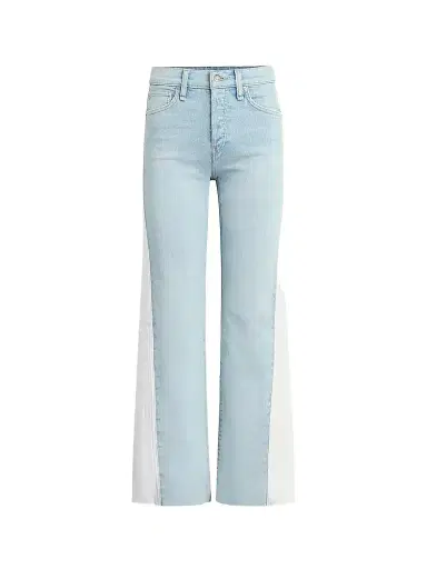 Hudson Jeans Women's Rosie Spliced Wide-Leg Ankle Jeans - Ice Out - Size 32 | Thumbnail 1 Hudson Jeans Women's Rosie Spliced Wide-Leg Ankle Jeans - Ice Out - Size 32 | Thumbnail 1