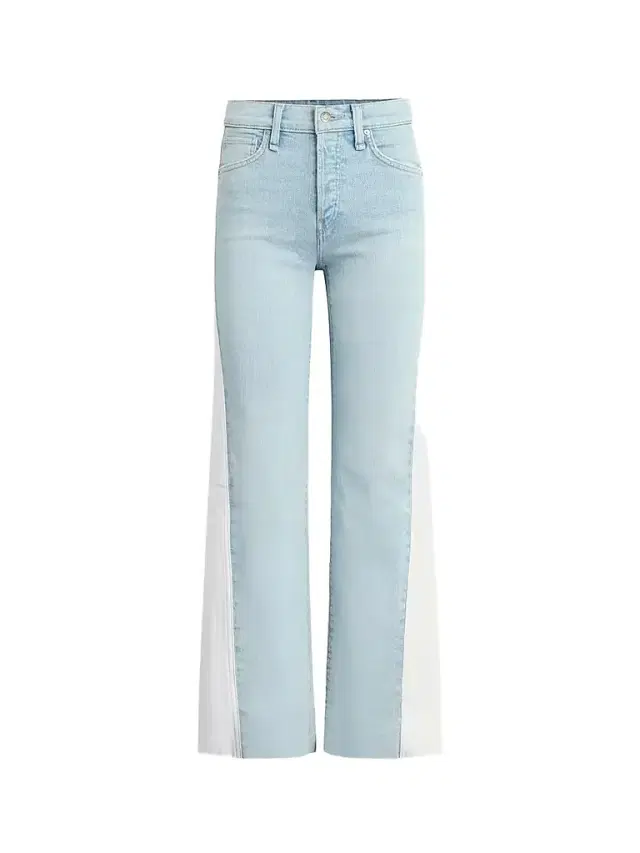 Hudson Jeans Women's Rosie Spliced Wide-Leg Ankle Jeans - Ice Out