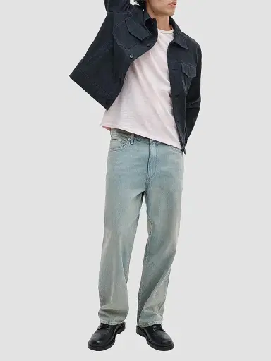 rag & bone Men's Flame Cotton T-Shirt - Rose Water | Thumbnail 2 rag & bone Men's Flame Cotton T-Shirt - Rose Water | Thumbnail 2