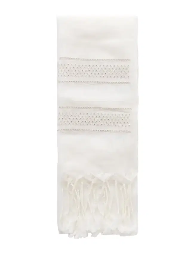 Brunello Cucinelli Striped Linen Scarf