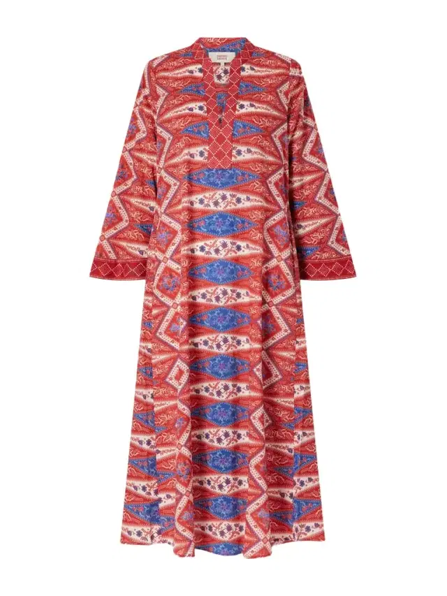 Emporio Sirenuse Jenna Printed Cotton-voile Coverup