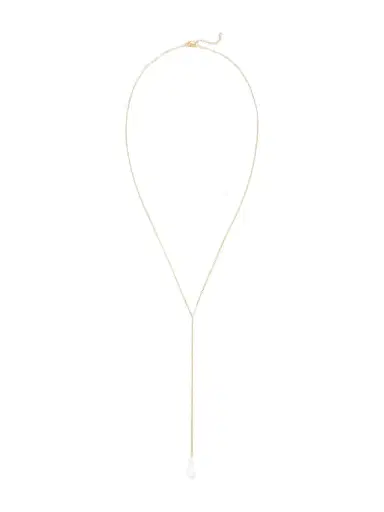 TOTEME Drop Crystal-embellished Gold-plated Necklace | Thumbnail 1 TOTEME Drop Crystal-embellished Gold-plated Necklace | Thumbnail 1