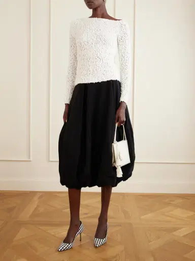 Manolo Blahnik Bb 70 Checked Woven Pumps | Thumbnail 4 Manolo Blahnik Bb 70 Checked Woven Pumps | Thumbnail 4