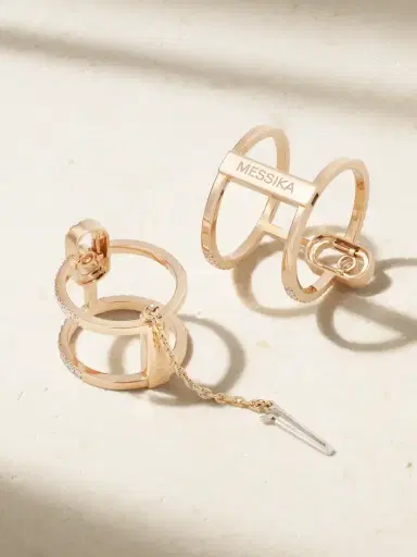 Messika Move Uno Double Convertible 18-karat Rose Gold Diamond Ring | Thumbnail 3 Messika Move Uno Double Convertible 18-karat Rose Gold Diamond Ring | Thumbnail 3