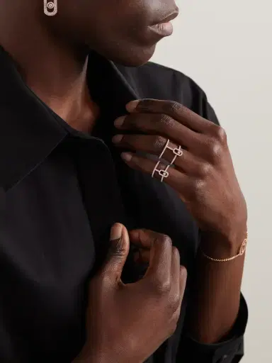 Messika Move Uno Double Convertible 18-karat Rose Gold Diamond Ring | Thumbnail 5 Messika Move Uno Double Convertible 18-karat Rose Gold Diamond Ring | Thumbnail 5