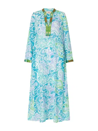 Emporio Sirenuse Jenna Printed Silk Coverup | Thumbnail 1 Emporio Sirenuse Jenna Printed Silk Coverup | Thumbnail 1