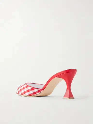 Manolo Blahnik Jadara 70 Checked Woven Sandals | Thumbnail 3 Manolo Blahnik Jadara 70 Checked Woven Sandals | Thumbnail 3