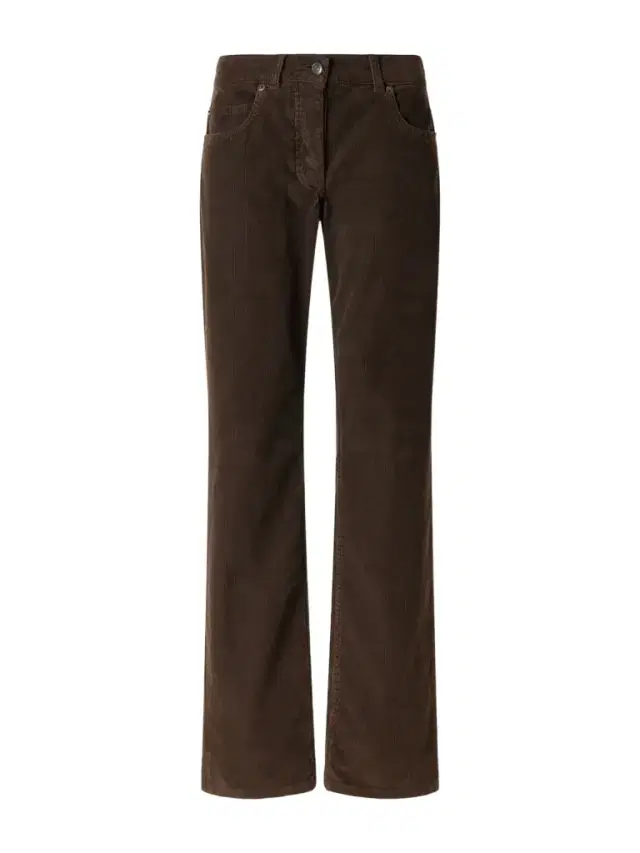 Frava Cotton-corduroy Mid-rise Straight-leg Pants