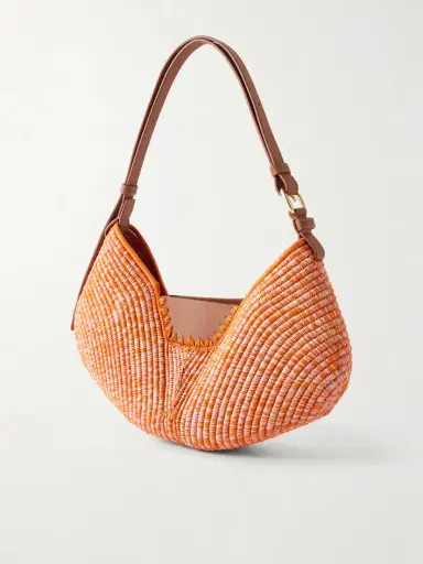 Loewe + Paula's Ibiza Swing Medium Leather-trimmed Raffia Shoulder Bag | Thumbnail 4 Loewe + Paula's Ibiza Swing Medium Leather-trimmed Raffia Shoulder Bag | Thumbnail 4