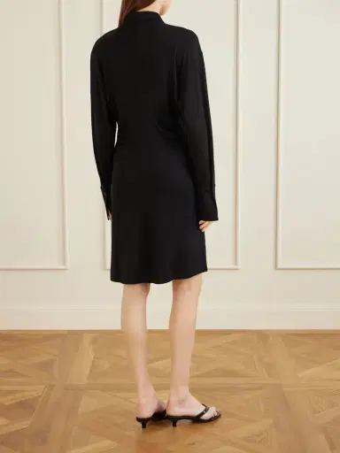 TOTEME Slouch Draped Jersey Midi Dress | Thumbnail 4 TOTEME Slouch Draped Jersey Midi Dress | Thumbnail 4