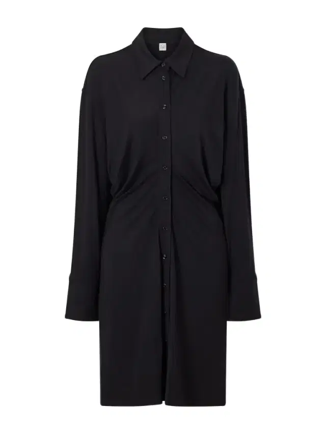 Slouch Draped Jersey Midi Dress
